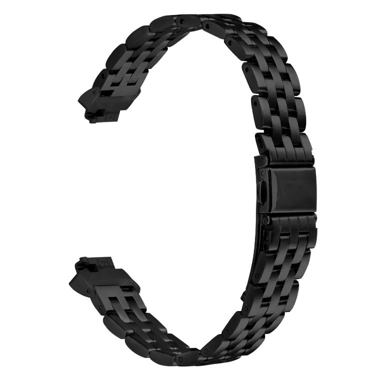 For Fitbit Inspire 1 / Inspire 2 Five Beads Slingshot Buckle Steel Watch Band