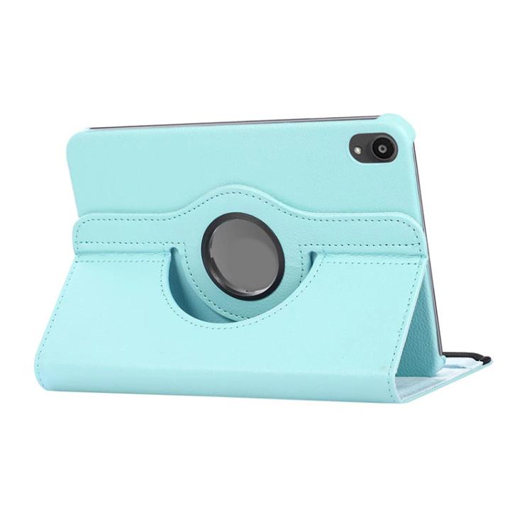 For iPad mini 2024 / mini 6 ENKAY 360 Degree Rotation Litchi Leather Smart Tablet Case