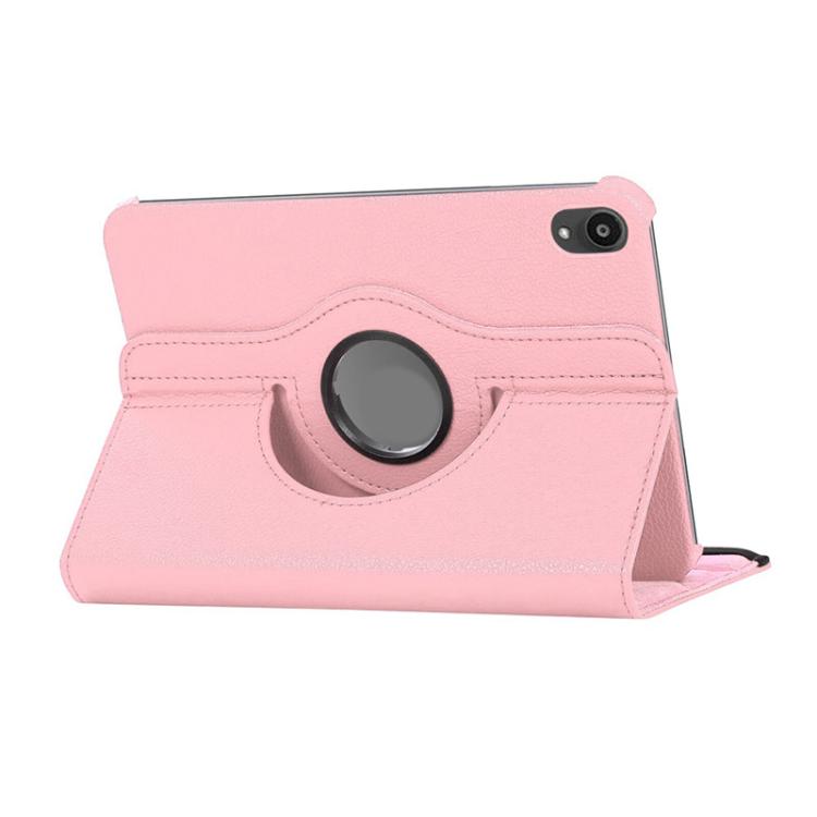 For iPad mini 2024 / mini 6 ENKAY 360 Degree Rotation Litchi Leather Smart Tablet Case