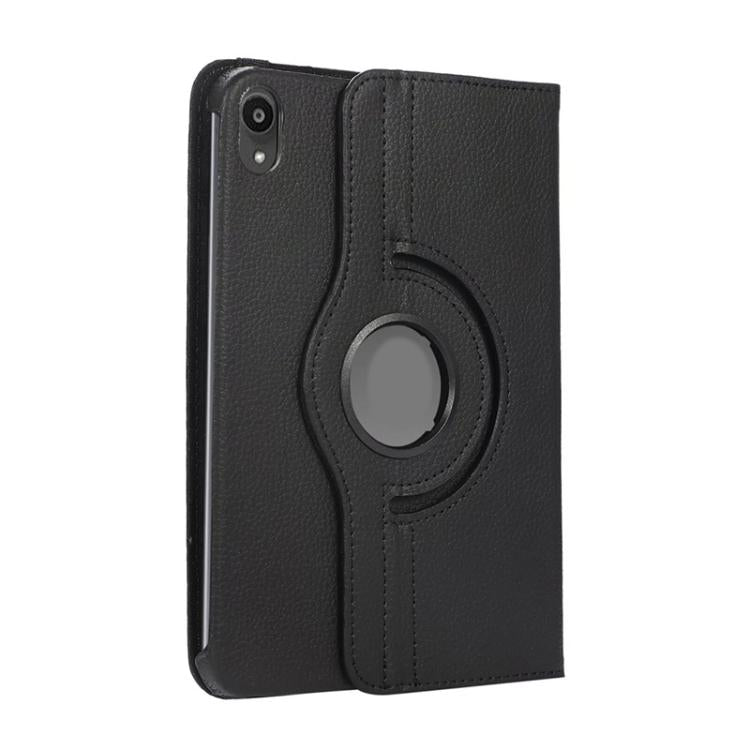 For iPad mini 2024 / mini 6 ENKAY 360 Degree Rotation Litchi Leather Smart Tablet Case