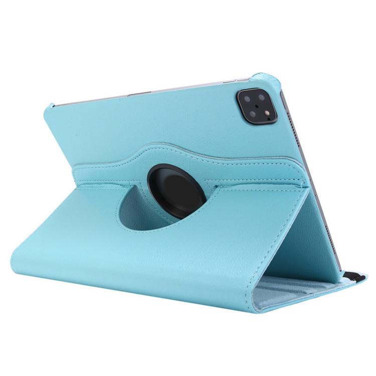 For iPad Pro 11 2025 / 2024 ENKAY 360 Degree Rotation Litchi Leather Smart Tablet Case