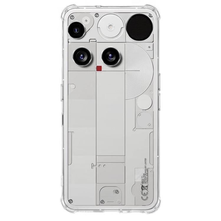 For Nothing Phone 3 Kalebol 1.5mm Four-Corner Airbags Shockproof Transparency TPU Phone Case