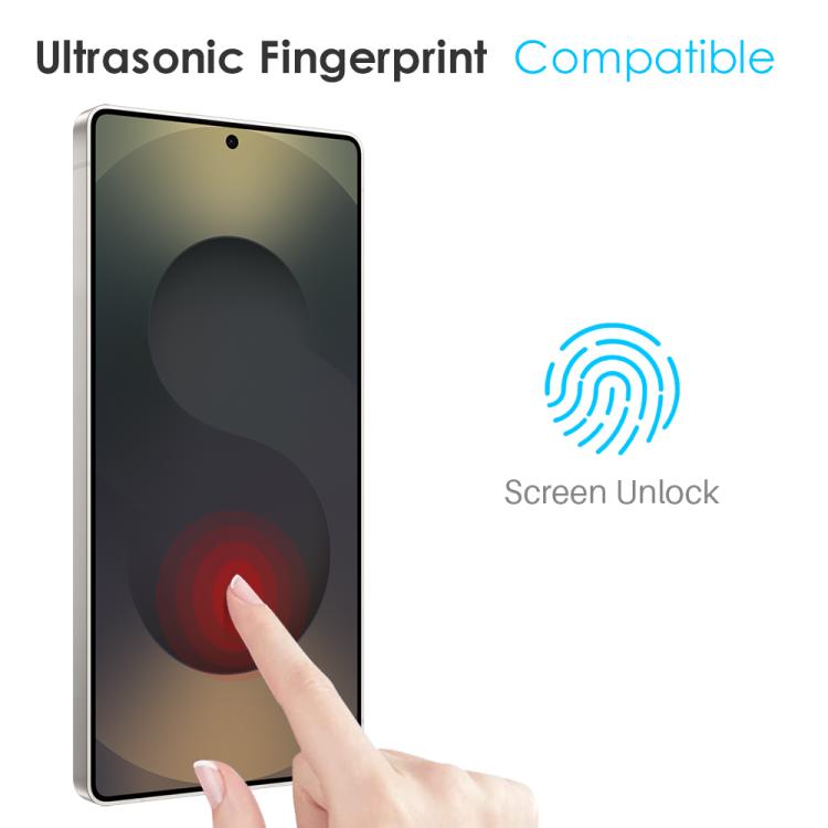 For Samsung Galaxy S25 Ultra 5G NORTHJO 2 in 1 TPU Airbag Shockproof Phone Case with Screen Film - Clear