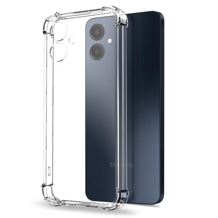 For Samsung Galaxy A06  4G / 5G NORTHJO 2 in 1 TPU Airbag Shockproof Phone Case with Screen Film - Clear