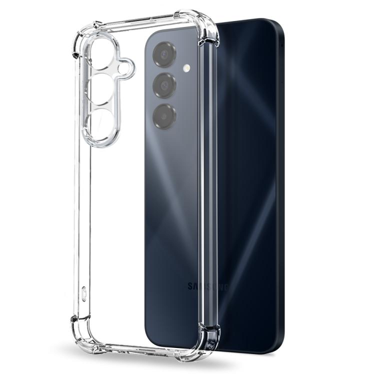 For Samsung Galaxy A16  4G / 5G NORTHJO 2 in 1 TPU Airbag Shockproof Phone Case with Screen Film - Clear