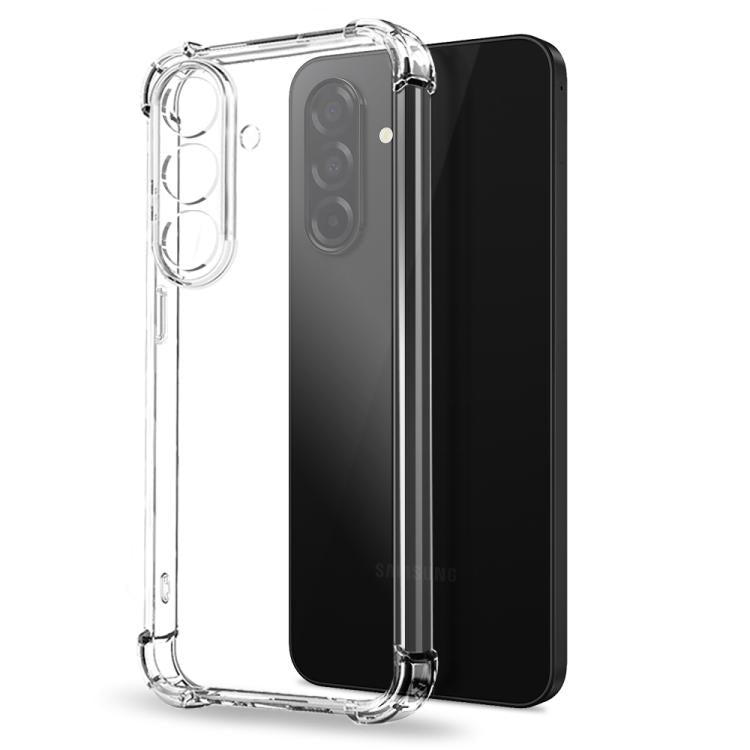 For Samsung Galaxy A26 5G NORTHJO 2 in 1 TPU Airbag Shockproof Phone Case with Screen Film - Clear