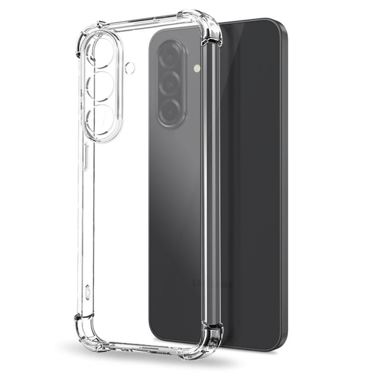 For Samsung Galaxy A36 5G NORTHJO 2 in 1 TPU Airbag Shockproof Phone Case with Screen Film - Clear