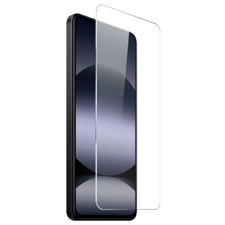 For Redmi Note 14 4G 164.84mm NORTHJO 2 in 1 TPU Airbag Shockproof Phone Case with Screen Film - Clear