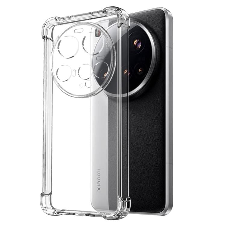 For Xiaomi 15 Ultra 5G NORTHJO 2 in 1 TPU Airbag Shockproof Phone Case with Screen Film - Clear