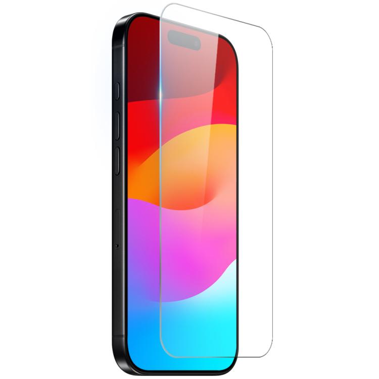 For iPhone 17 Pro NORTHJO 3 in 1 TPU Airbag Shockproof Phone Case with Screen Protector Lens Film - Clear