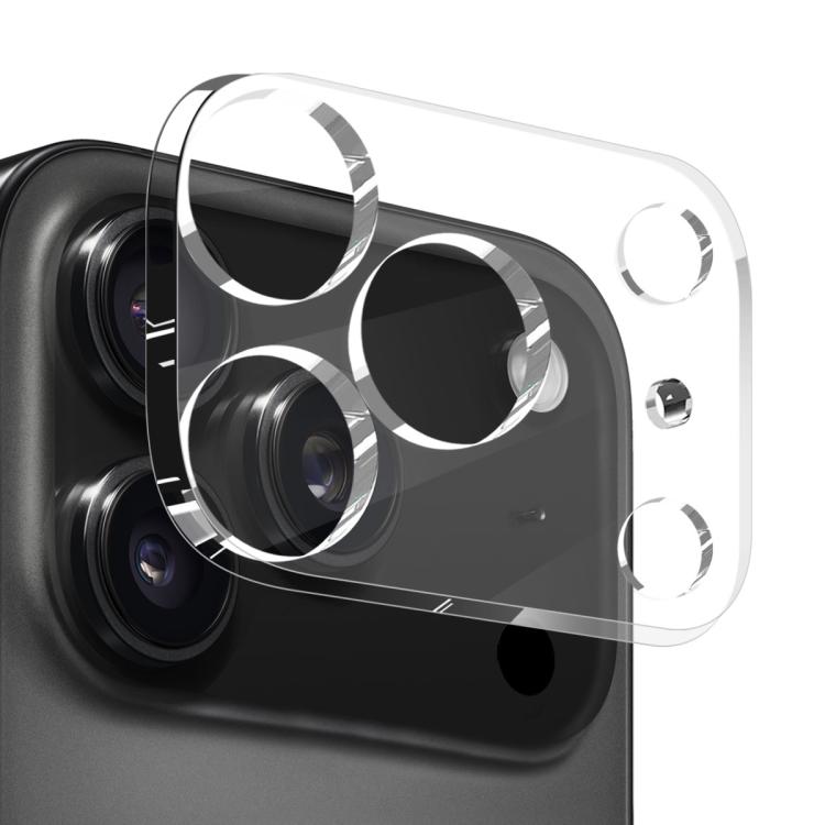 For iPhone 17 Pro Max NORTHJO 3 in 1 TPU Airbag Shockproof Phone Case with Screen Protector Lens Film - Clear