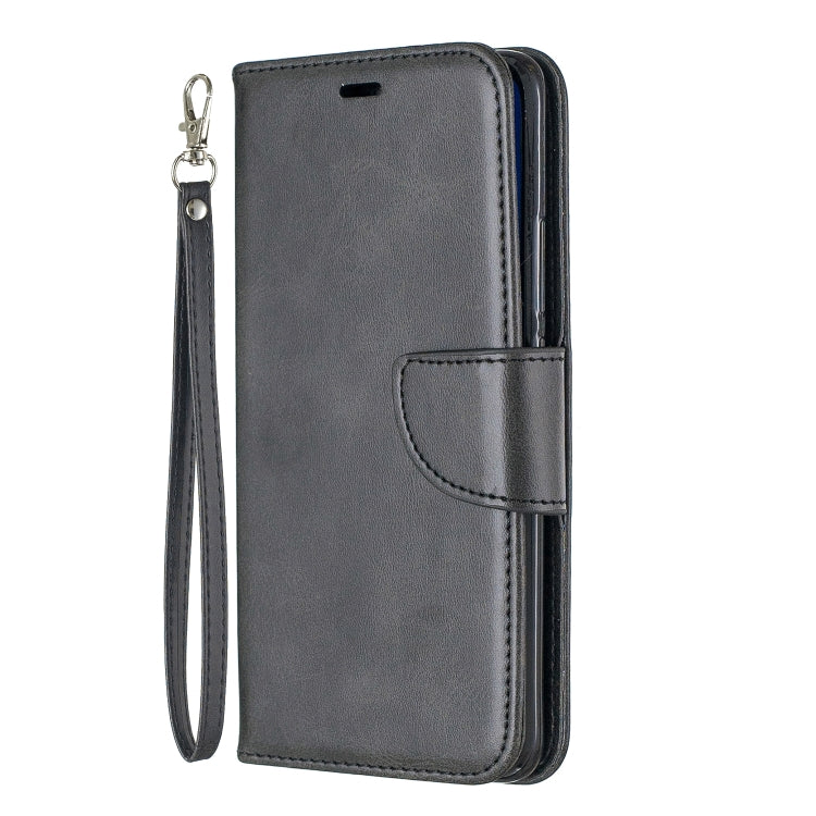 Retro Lambskin Texture Pure Color Horizontal Flip PU Leather Case For Huawei Mate 20 Pro, with Holder & Card Slots & Wallet & Lanyard