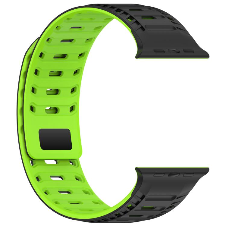 For Apple Watch 42mm / 41mm / 40mm / 38mm Mountain Armor Magnetic Silicone Watch Band