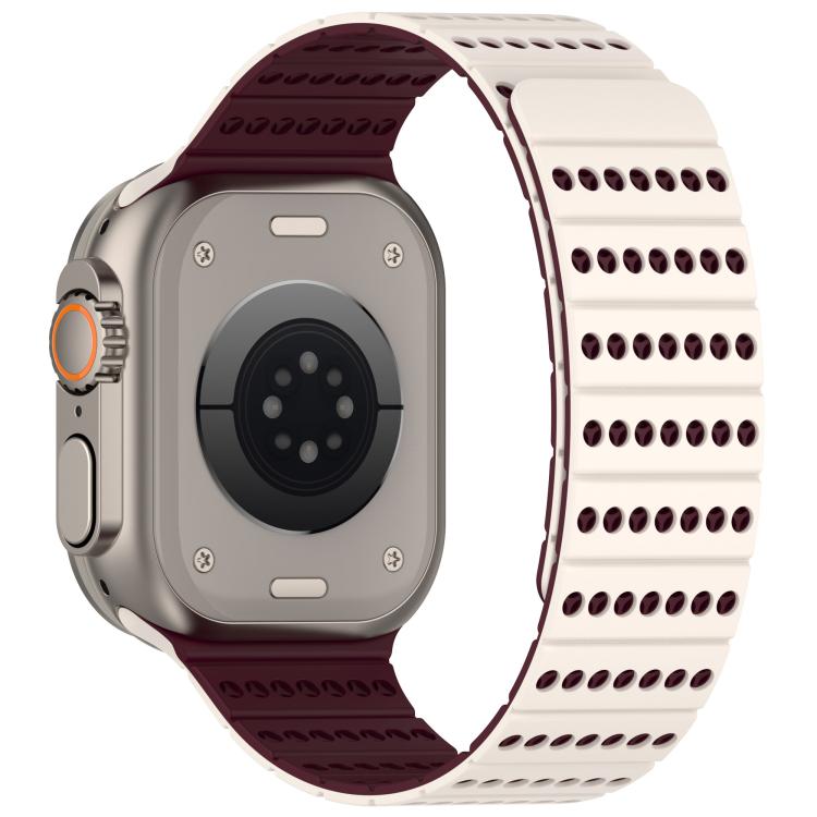 For Apple Watch 42mm / 41mm / 40mm / 38mm Honeycomb Magnetic Watch Band