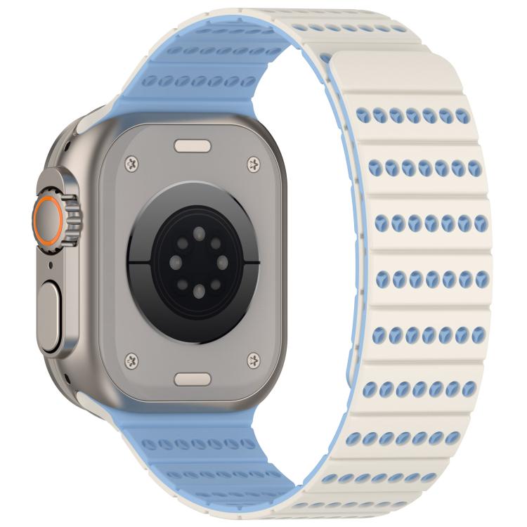 For Apple Watch 46mm / 49mm / 45mm / 44mm Honeycomb Magnetic Watch Band