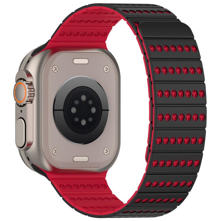 For Apple Watch 46mm / 49mm / 45mm / 44mm Honeycomb Magnetic Watch Band