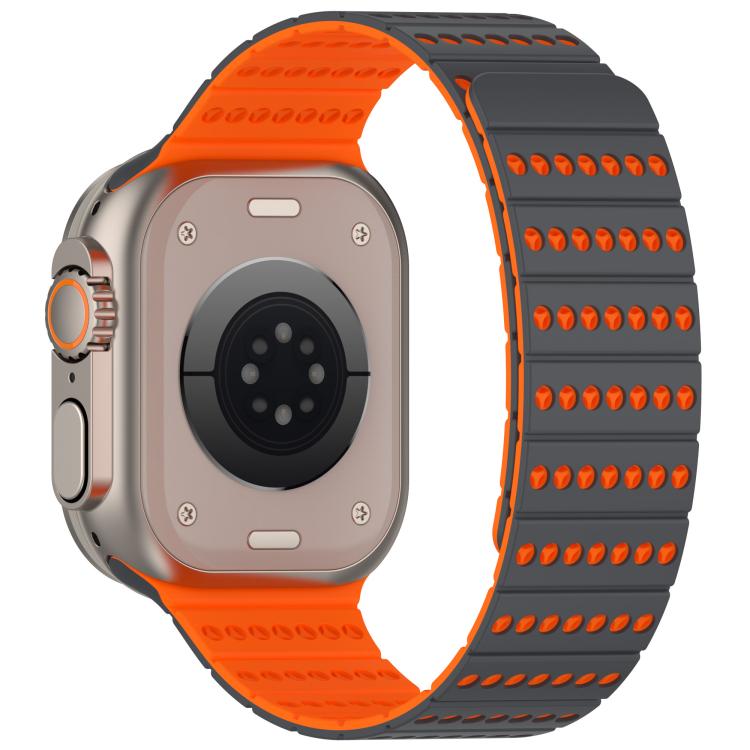 For Apple Watch 46mm / 49mm / 45mm / 44mm Honeycomb Magnetic Watch Band