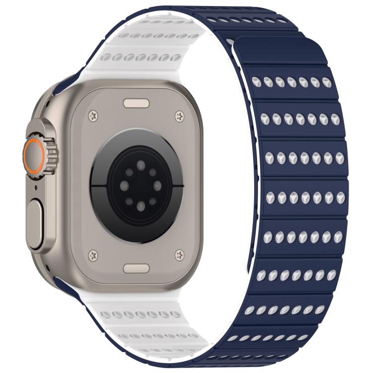 For Apple Watch 46mm / 49mm / 45mm / 44mm Honeycomb Magnetic Watch Band