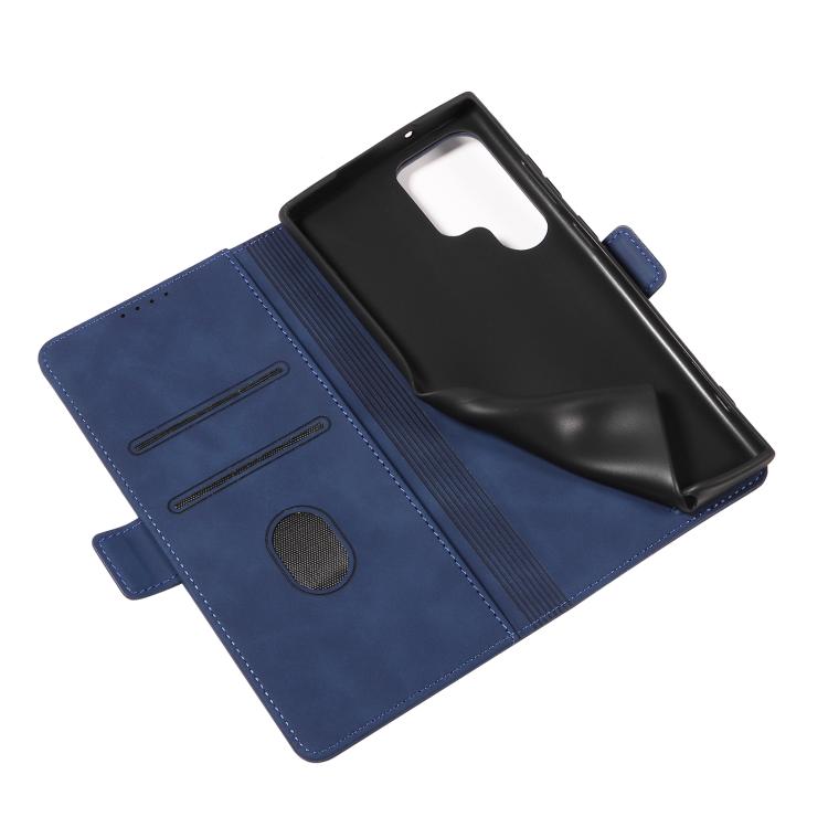 For Samsung Galaxy S24 Ultra 5G Dreamy Magnetic Dual-fold Calfskin Leather Phone Case