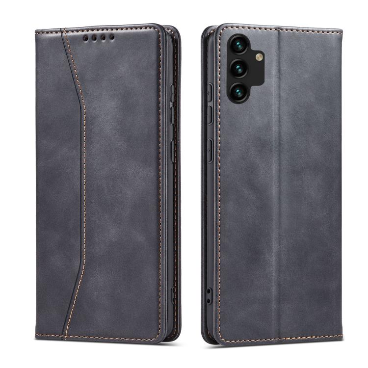 For Samsung Galaxy A13 Dreamy Magnetic Dual-fold Calfskin Leather Phone Case