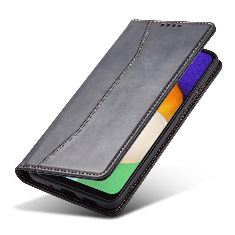 For Samsung Galaxy A13 Dreamy Magnetic Dual-fold Calfskin Leather Phone Case