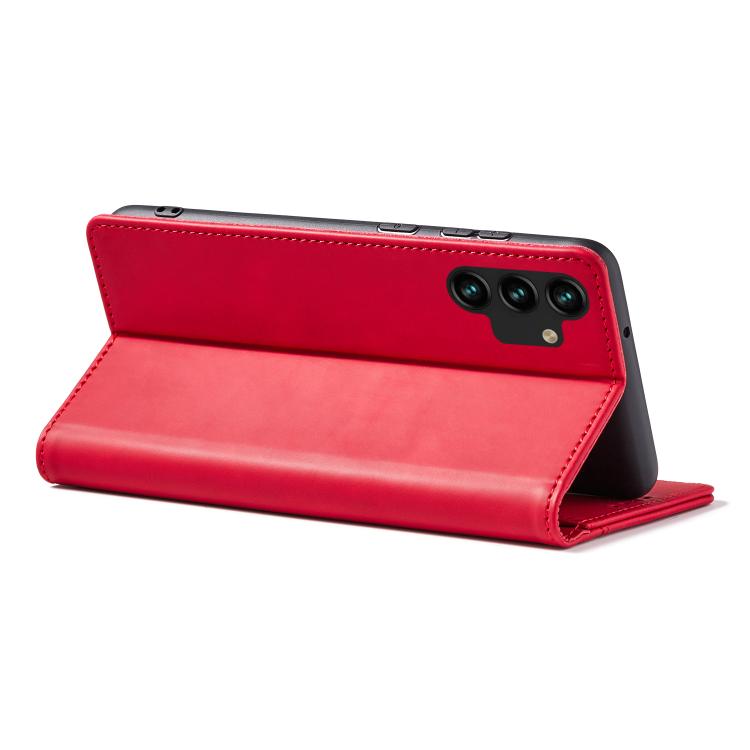 For Samsung Galaxy A13 Dreamy Magnetic Dual-fold Calfskin Leather Phone Case