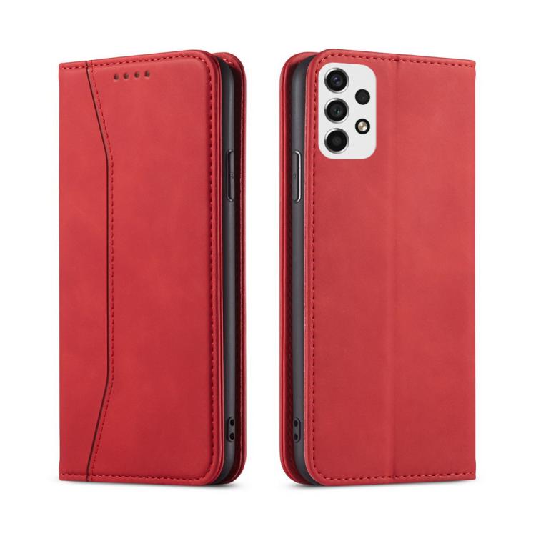 For Samsung Galaxy A53 Dreamy Magnetic Dual-fold Calfskin Leather Phone Case