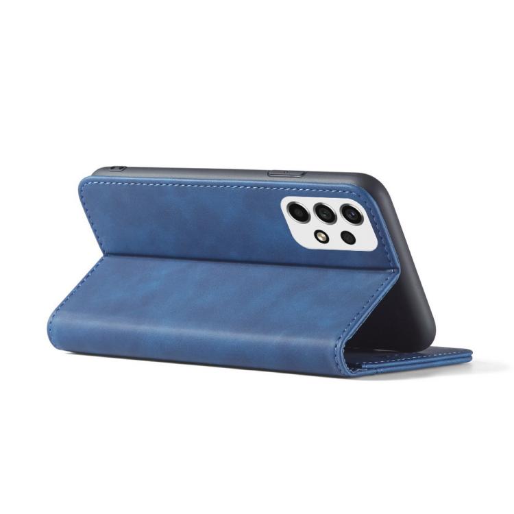 For Samsung Galaxy A53 Dreamy Magnetic Dual-fold Calfskin Leather Phone Case