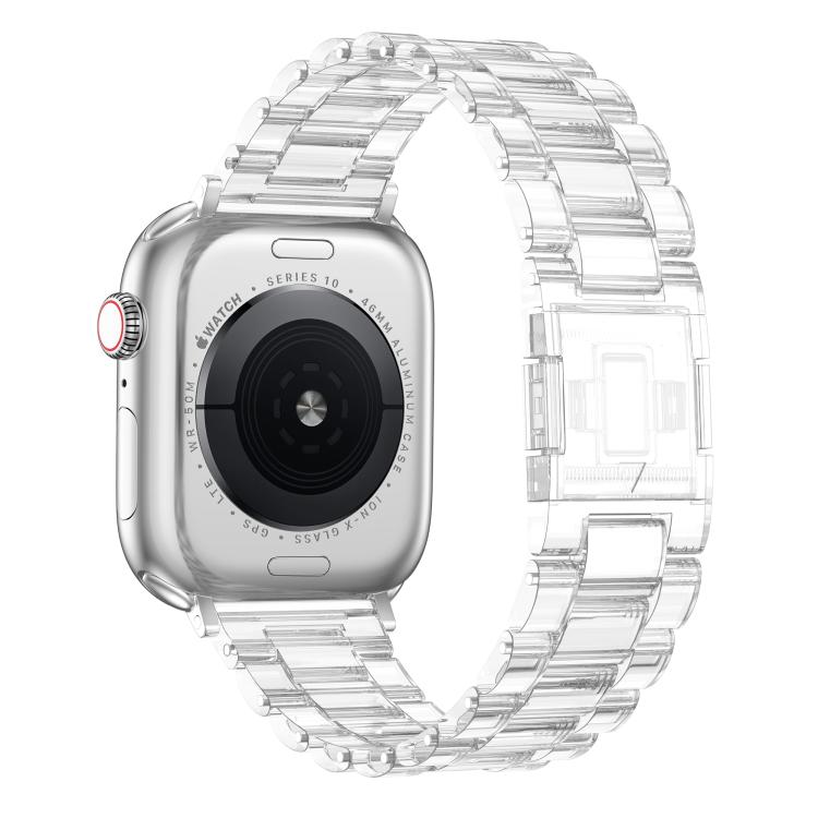 For Apple Watch 46mm / 49mm / 45mm / 44mm Candy Three-bead Magnetic Buckle PC Watch Band