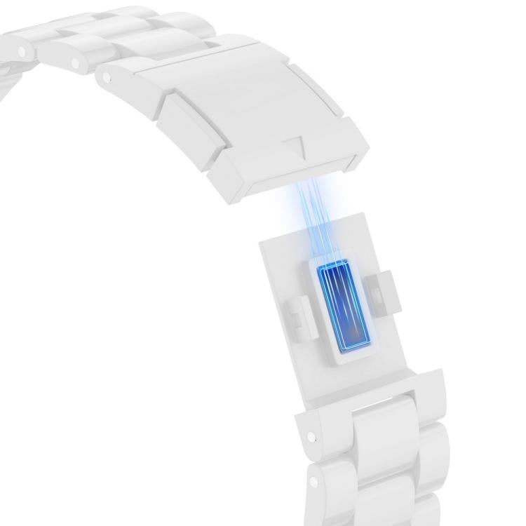 For Samsung Galaxy Watch 7 40mm / 44mm Candy Three Beads Magnetic Buckle Watch Band