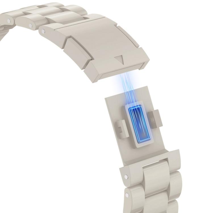For Samsung Galaxy Watch 7 40mm / 44mm Candy Three Beads Magnetic Buckle Watch Band
