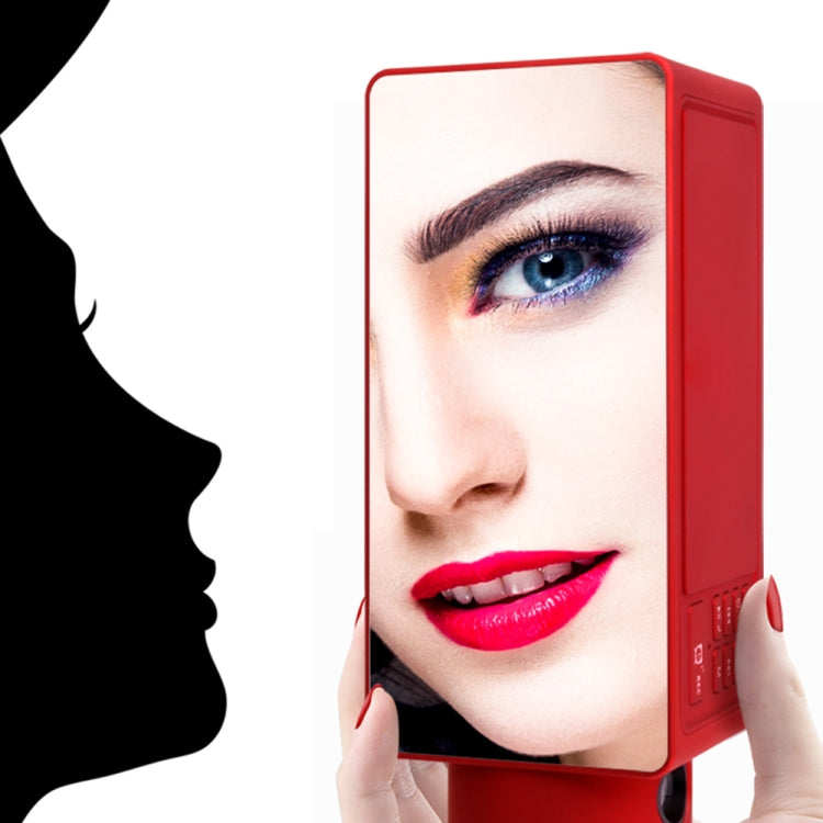 S91S Multi-Function Mirror Bluetooth Speaker With Wireless Charging And Alarm Clock Function