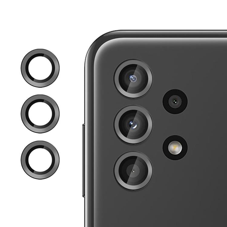 For Samsung Galaxy A13 Kalebol No Flicker Ultra-Thin Individual Camera Lens Tempered Glass Film