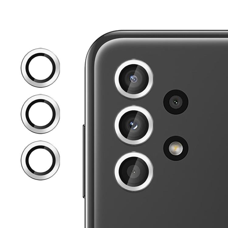 For Samsung Galaxy A13 Kalebol No Flicker Ultra-Thin Individual Camera Lens Tempered Glass Film