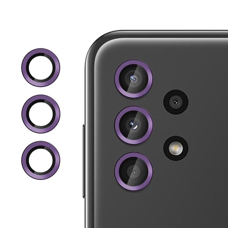 For Samsung Galaxy A13 Kalebol No Flicker Ultra-Thin Individual Camera Lens Tempered Glass Film