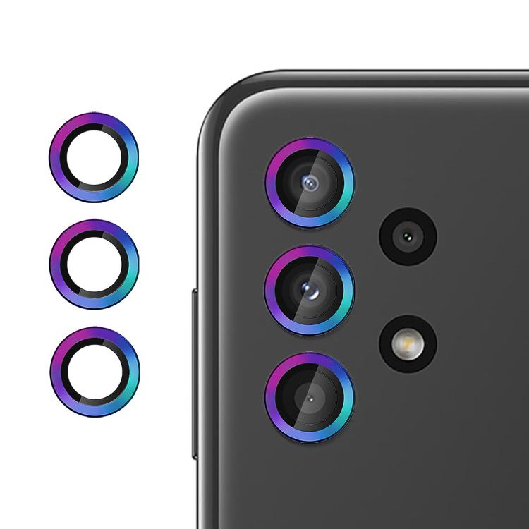 For Samsung Galaxy A13 Kalebol No Flicker Ultra-Thin Individual Camera Lens Tempered Glass Film