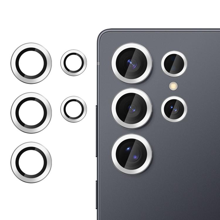 For Samsung Galaxy S25 Ultra 5G Kalebol No Flicker Ultra-Thin Individual Camera Lens Tempered Glass Film