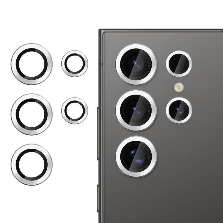 For Samsung Galaxy S24 Ultra 5G Kalebol No Flicker Ultra-Thin Individual Camera Lens Tempered Glass Film