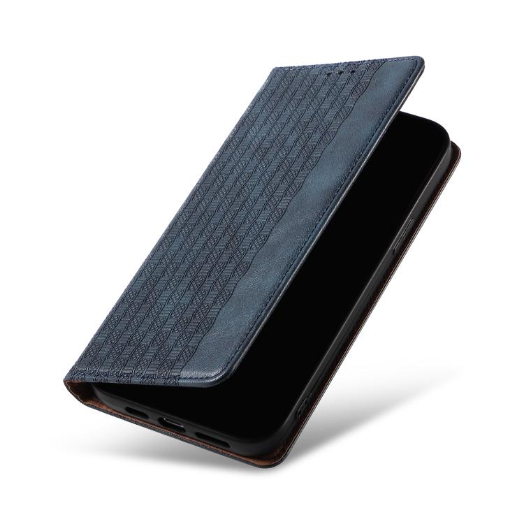 For Google Pixel 7 Braided Embossed Strong Magnetic Leather Phone Case