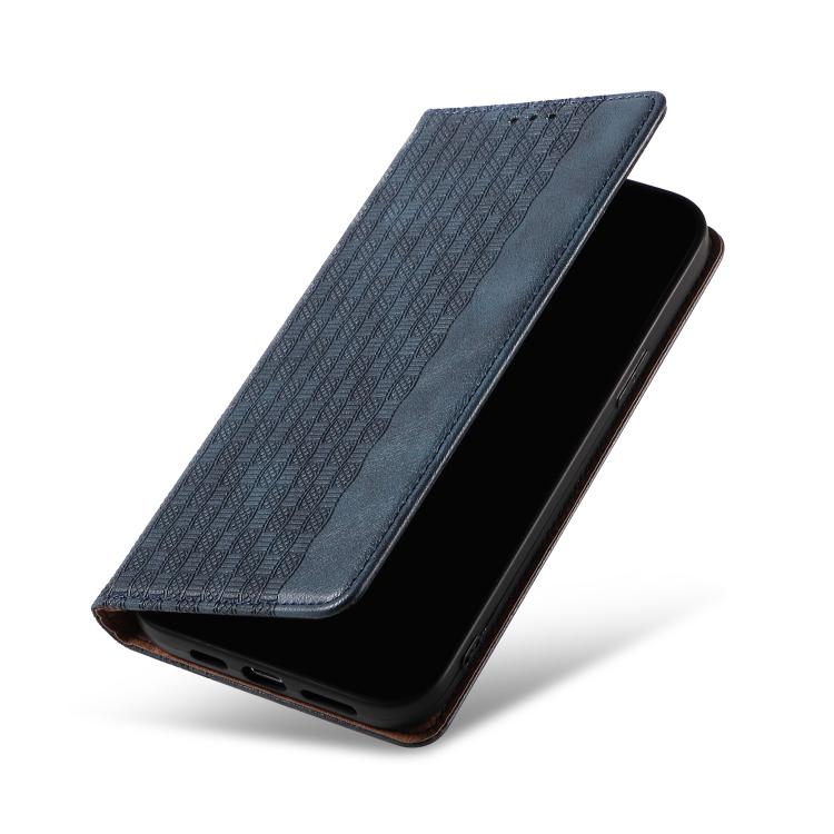 For Google Pixel 7 Pro Braided Embossed Strong Magnetic Leather Phone Case
