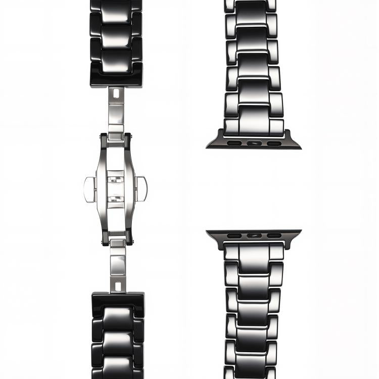 For Apple Watch 42mm / 41mm / 40mm / 38mm Tank Grain Ceramics Watch Band