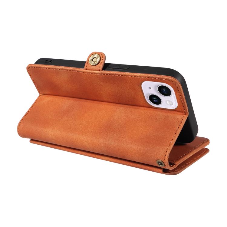 For iPhone 16 Fantasy Multifunctional Zipper Wallet Leather Phone Case