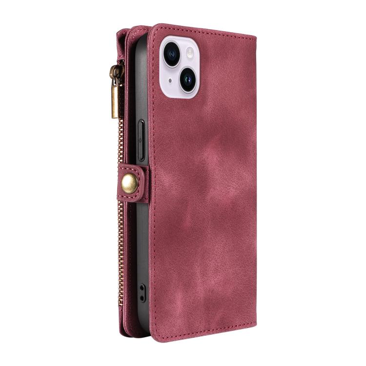 For iPhone 16 Fantasy Multifunctional Zipper Wallet Leather Phone Case