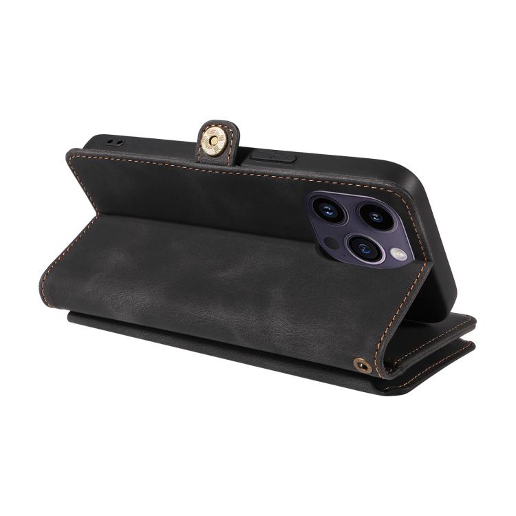 For iPhone 15 Pro Max Fantasy Multifunctional Zipper Wallet Leather Phone Case