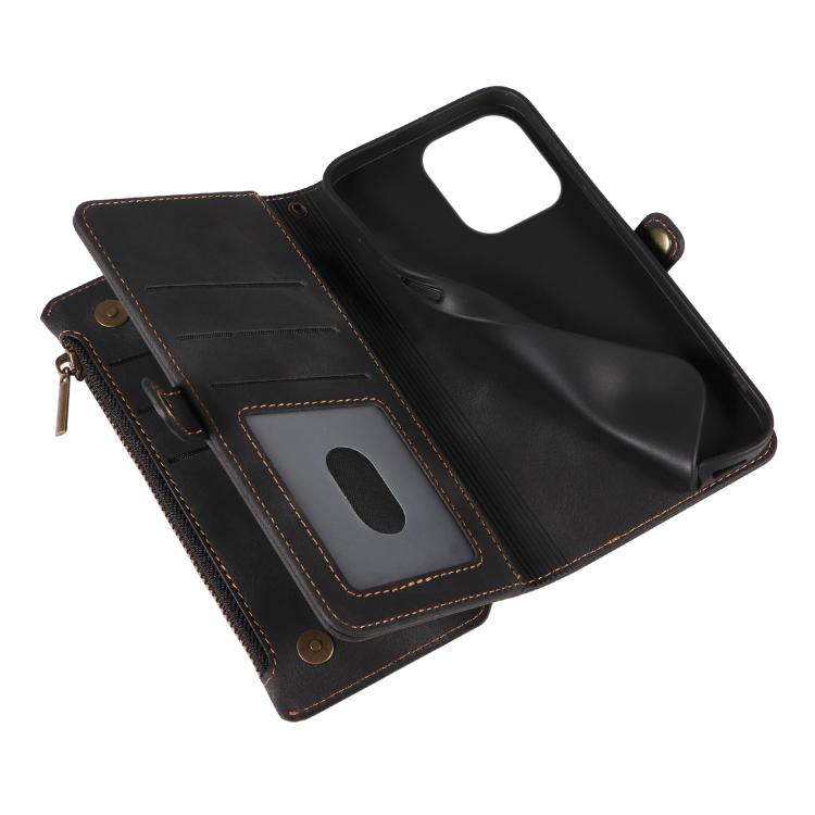 For iPhone 15 Pro Max Fantasy Multifunctional Zipper Wallet Leather Phone Case