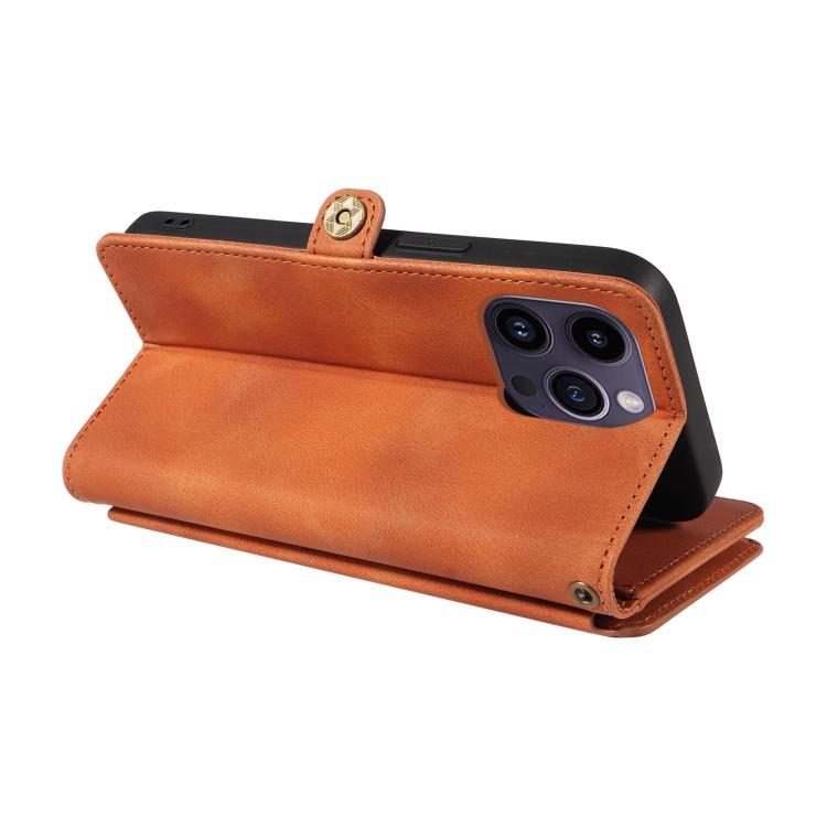 For iPhone 15 Pro Fantasy Multifunctional Zipper Wallet Leather Phone Case