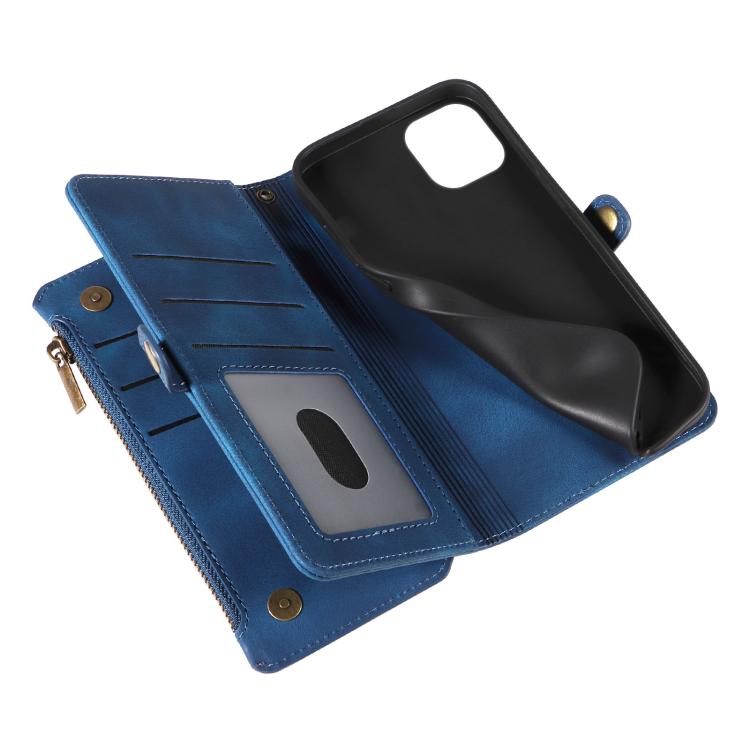 For iPhone 15 Plus Fantasy Multifunctional Zipper Wallet Leather Phone Case