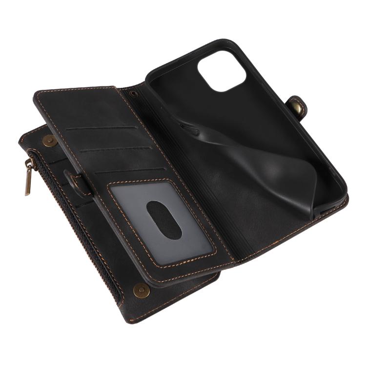 For iPhone 15 Plus Fantasy Multifunctional Zipper Wallet Leather Phone Case