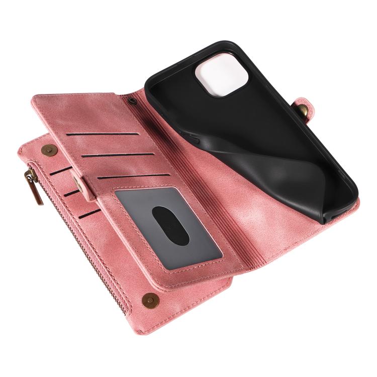 For iPhone 15 Fantasy Multifunctional Zipper Wallet Leather Phone Case