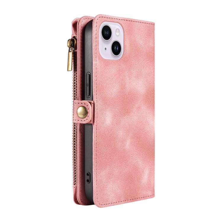 For iPhone 14 Plus Fantasy Multifunctional Zipper Wallet Leather Phone Case